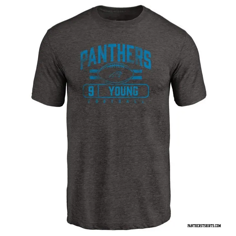Youth Carolina Panthers ＃9 Bryce Young Black Flanker T-Shirt